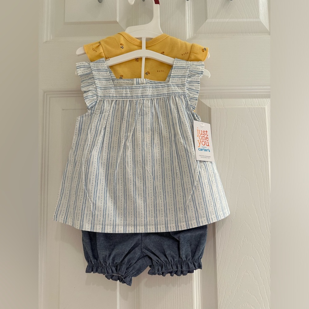 Carter’s baby girl 3 piece set